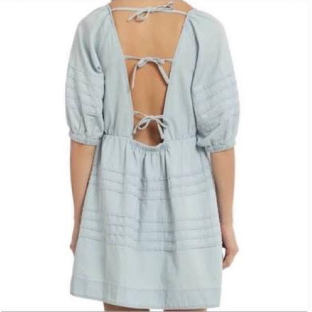 7 For All Mankind Chambray Babydoll Dress